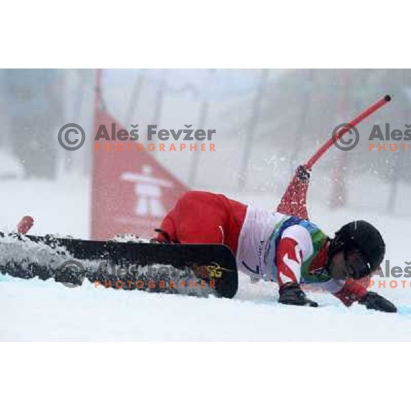 Nevin Galmarini (SUI) during Men\'s Parallel Giant Slalom at Cypress Mountain 27.2.2010, Vancouver 2010 Winter Olympic Games, Canada 