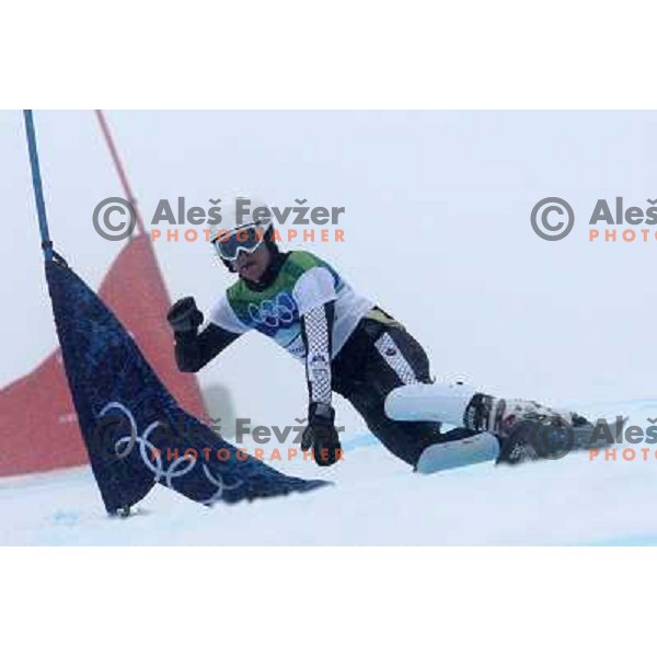 Rok Marguc (SLO) during Men\'s Parallel Giant Slalom at Cypress Mountain 27.2.2010, Vancouver 2010 Winter Olympic Games, Canada 
