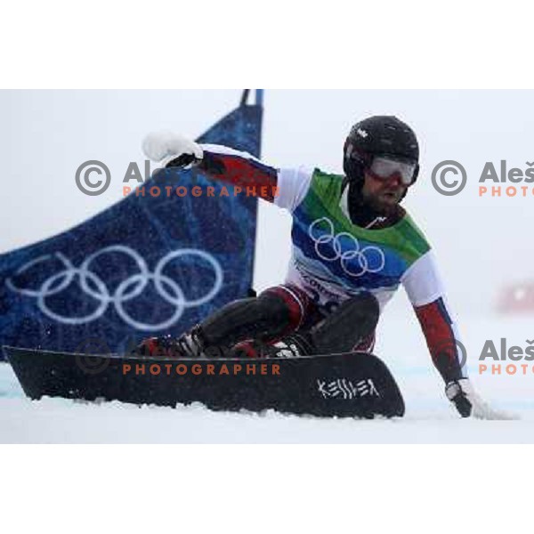 Stanislav Detkov (RUS) during Men\'s Parallel Giant Slalom at Cypress Mountain 27.2.2010, Vancouver 2010 Winter Olympic Games, Canada 