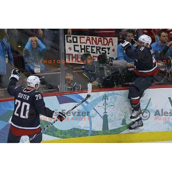  in action during ice hockey match Canada-USA in men\'s Final at the Vancouver 2010 Winter Olympic games, Canada 