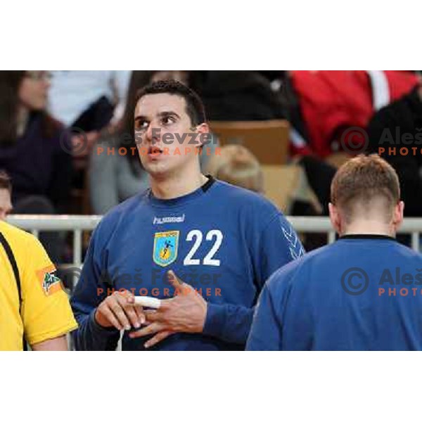 Goran Gorenac in action during handaball match RK Cimos Koper- RK Celje Pivovarna Lasko in MIK 1.liga, played in Bonifika Hall, Koper, Slovenia 6.3.2010 