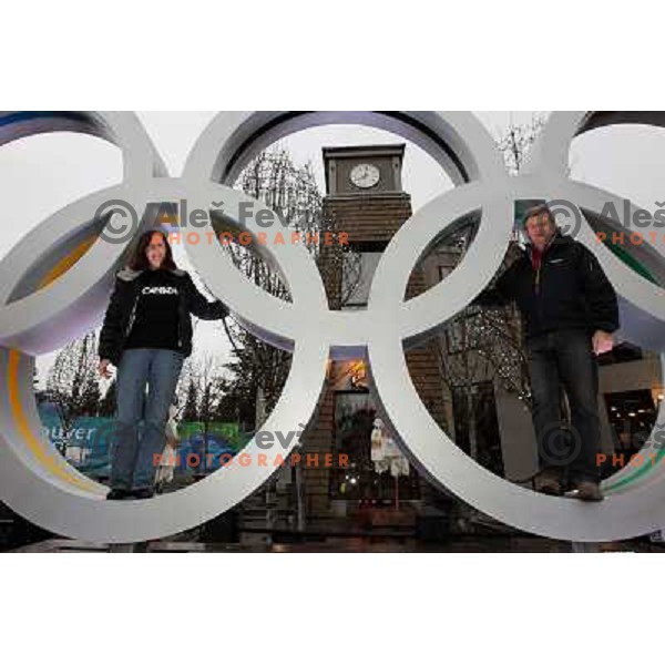  Joze Sparovec and his wife Marjana in Whistler during 2010 Winter Olympic games in Vancouver, Canada 28.2.2010 