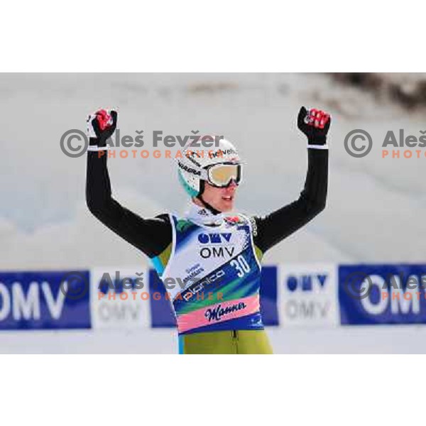 Ammann (SUI) during final round of world cup ski jumping, 20.3.2010, Planica 