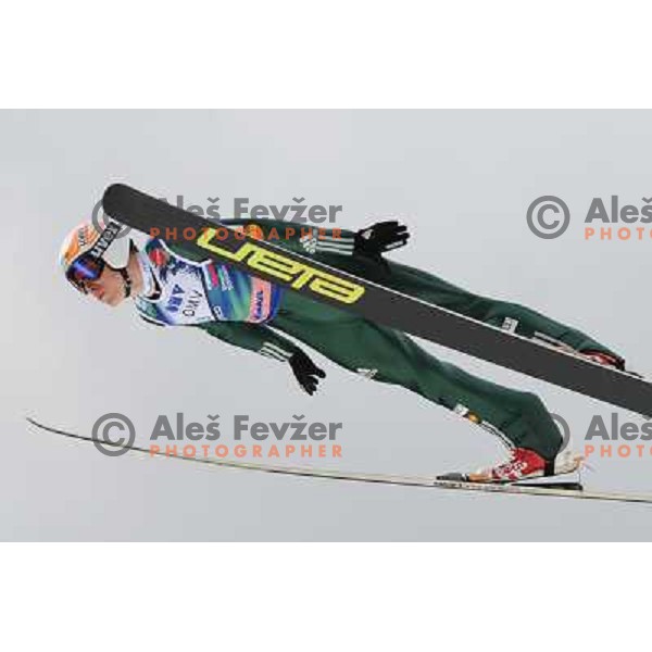 Tepes (SLO) during first round of team world cup ski jumping, 21.3.2010, Planica 