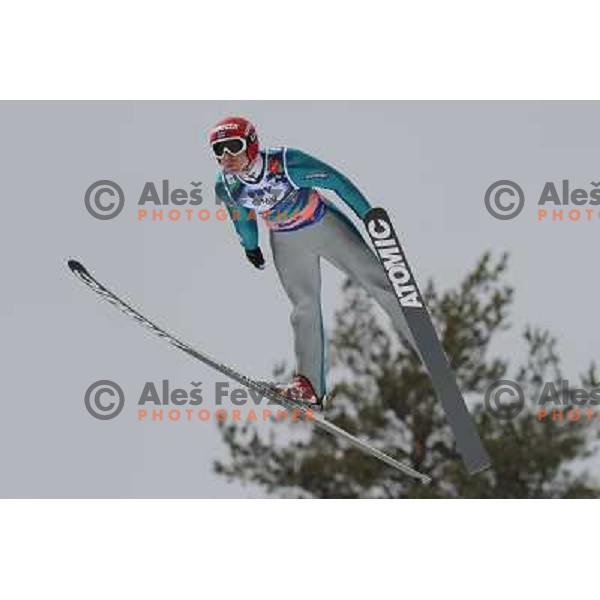Hautamaeki (FIN) during second round of team world cup ski jumping, 21.3.2010, Planica 
