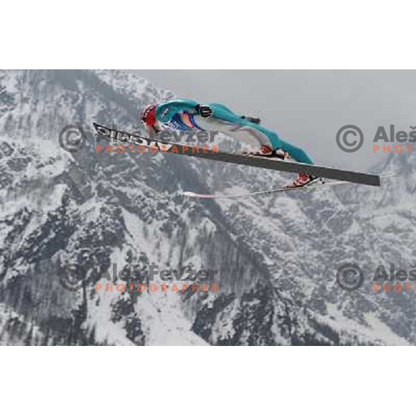 Hautamaeki (FIN) during first round of team world cup ski jumping, 21.3.2010, Planica 