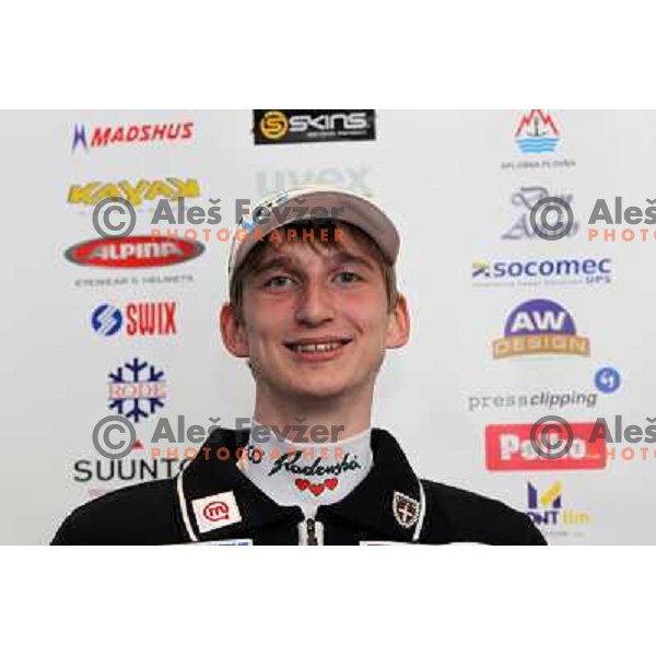  Mitja Meznar at press conference of Slovenia Nordic ski team at Zavarovalnica Triglav, Ljubljana, Slovenia 16.3.2010 