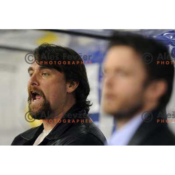 Mika Posma at the Ice hockey game Tilia Olimpija - Acroni Jesenice 3rd game played in the final of the slovenian ice hockey league ,Ljubljana, 26.03.2010, 