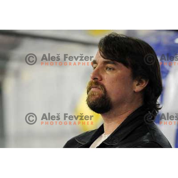 Mika Posma at the Ice hockey game Tilia Olimpija - Acroni Jesenice 3rd game played in the final of the slovenian ice hockey league ,Ljubljana, 26.03.2010, 
