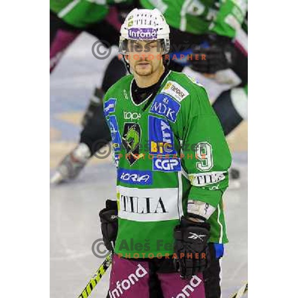 Burke Henry at the Ice hockey game Tilia Olimpija - Acroni Jesenice 3rd game played in the final of the slovenian ice hockey league ,Ljubljana, 26.03.2010, 