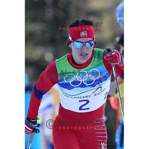 Marit Bjoergen (NOR) Olympic gold medalist in action during Ladies Individual Sprint Classic in Whistler Olympic Park 17.2.2010, Vancouver 2010 Winter Olympic Games, Canada 