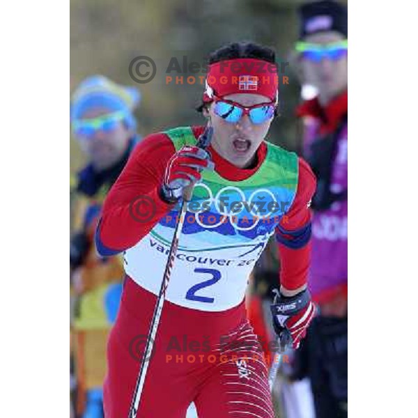 Marit Bjoergen (NOR) Olympic gold medalist in action during Ladies Individual Sprint Classic in Whistler Olympic Park 17.2.2010, Vancouver 2010 Winter Olympic Games, Canada 