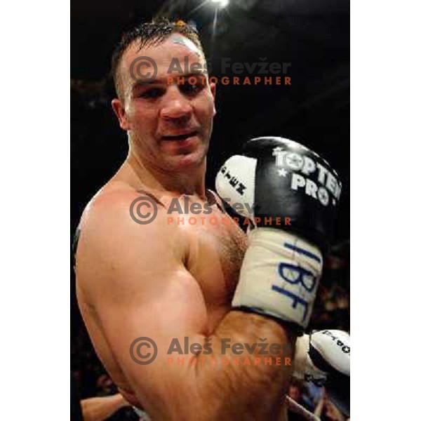 Dejan Zavec (Jan Zaveck) at the Boxing match Dejan Zavec (Jan Zaveck) vs Rodolfo Martinez, for the IBF World Championship Belt Welterweight, Ljubljana, 09.04.2010, 