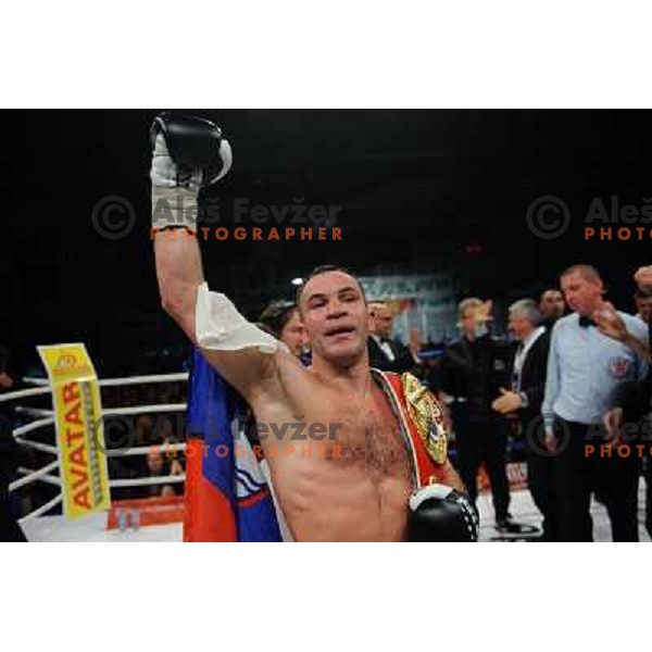 Dejan Zavec (Jan Zaveck) at the Boxing match Dejan Zavec (Jan Zaveck) vs Rodolfo Martinez, for the IBF World Championship Belt Welterweight, Ljubljana, 09.04.2010, 