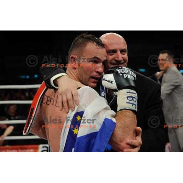 Dejan Zavec (Jan Zaveck) at the Boxing match Dejan Zavec (Jan Zaveck) vs Rodolfo Martinez, for the IBF World Championship Belt Welterweight, Ljubljana, 09.04.2010, 