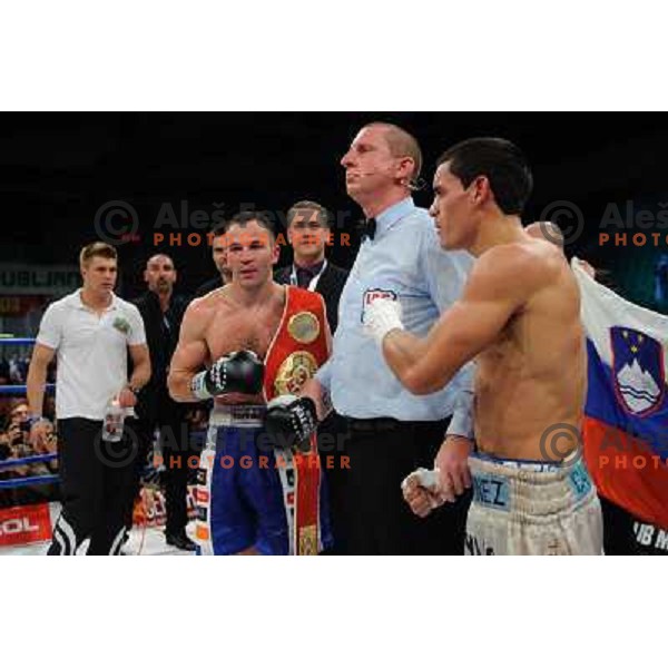 Dejan Zavec (Jan Zaveck) at the Boxing match Dejan Zavec (Jan Zaveck) vs Rodolfo Martinez, for the IBF World Championship Belt Welterweight, Ljubljana, 09.04.2010, 