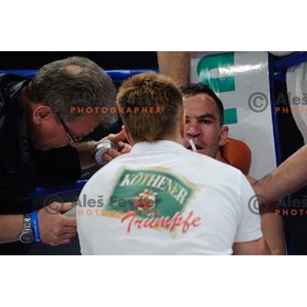 Dejan Zavec (Jan Zaveck) at the Boxing match Dejan Zavec (Jan Zaveck) vs Rodolfo Martinez, for the IBF World Championship Belt Welterweight, Ljubljana, 09.04.2010, 