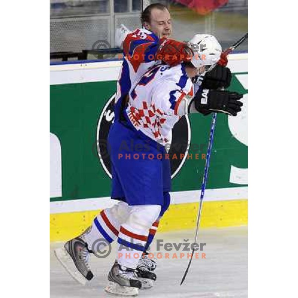 Jan Mursak at the ice hockey game Slovenia - Croatia, played in the IIHF World Championship,Divison 1, Group B, Ljubljana, 18.04.2010, Slovenia won 10:1 