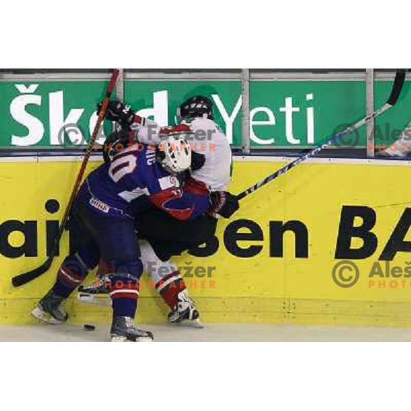 Mitja Sivic in action during ice-hockey match Slovenia-Hungary at IIHF World Championship-Div 1, group B, played in Hala Tivoli, Ljubljana, Slovenia 23.4.2010 