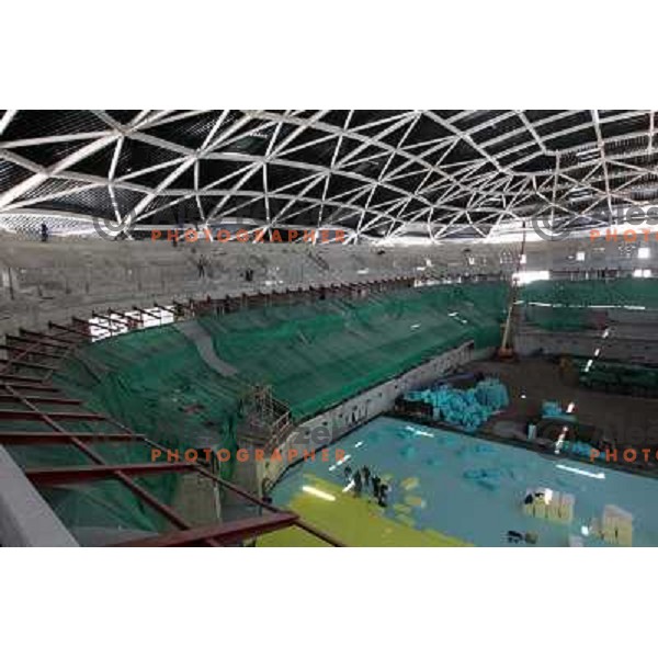  Company Grep building new Indoor Sports Arena in Ljubljana, Slovenia, photo from the construction site taken 21.4.2010 