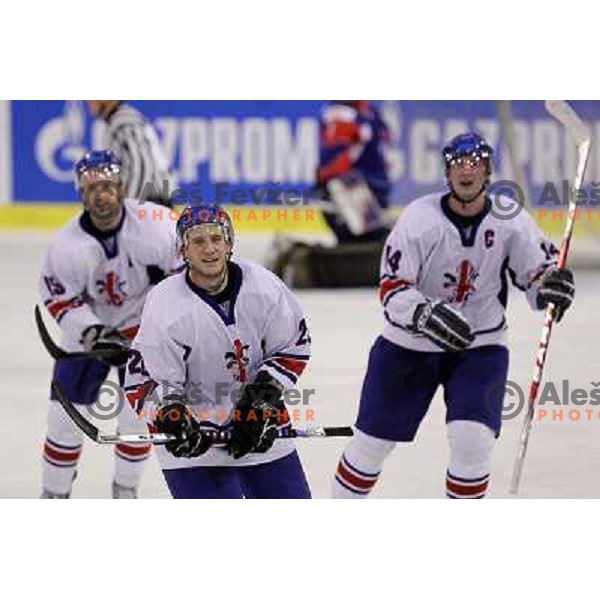 Richardson in action during ice-hockey match Slovenia- Great Britain in IIHF World Championship Divison 1 group B, played in Hala Tivoli, Ljubljana, Slovenia 20.4.2010 