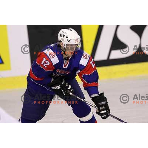 David Rodman in action during ice-hockey match Slovenia- Great Britain in IIHF World Championship Divison 1 group B, played in Hala Tivoli, Ljubljana, Slovenia 20.4.2010 