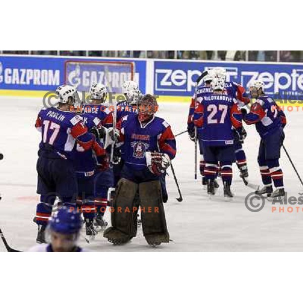 Andrej Hocevar in action during ice-hockey match Slovenia- Great Britain in IIHF World Championship Divison 1 group B, played in Hala Tivoli, Ljubljana, Slovenia 20.4.2010 