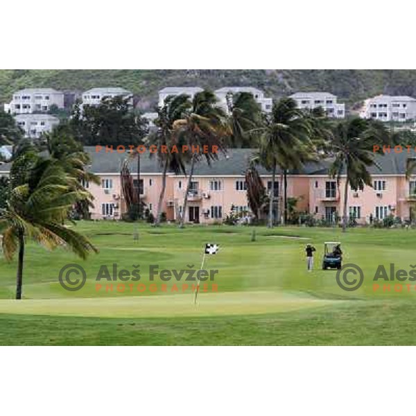  Hole nr. 10 (427 yards, par 4), Royal St. Kitts golf course 6859 yards, par 71, Basseterre, St. Kitts and Nevis, West Indies 