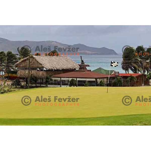 Hole nr. 3 (345 yards, par 4), Royal St. Kitts golf course 6859 yards, par 71, Basseterre, St. Kitts and Nevis, West Indies 
