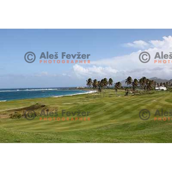 Hole nr.14 ( 332 yards, par 4), Royal St. Kitts golf course 6859 yards, par 71, Basseterre, St. Kitts and Nevis, West Indies 