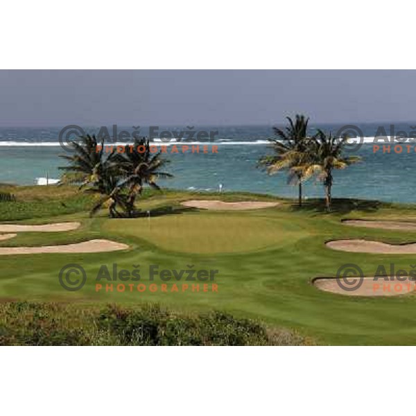 Hole Nr.15 ( 163 yards, par 3), Royal St. Kitts golf course 6859 yards, par 71, Basseterre, St. Kitts and Nevis, West Indies 
