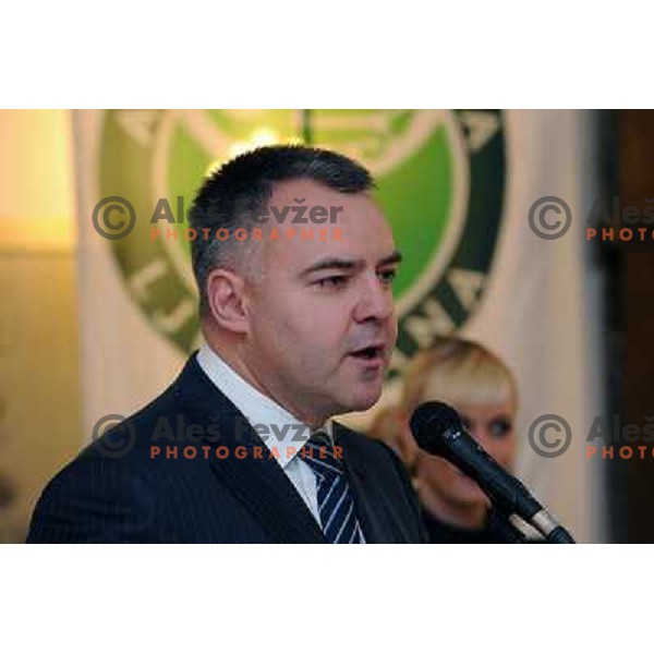 Andrej Kocic at the presentations of the awards of the Academic sports society Olimpija, City hall Ljubljana, 10.05.2010 