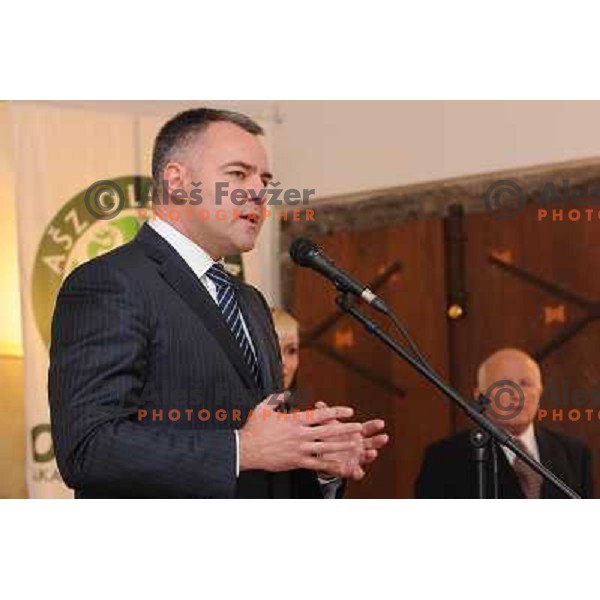 Andrej Kocic at the presentations of the awards of the Academic sports society Olimpija, City hall Ljubljana, 10.05.2010 