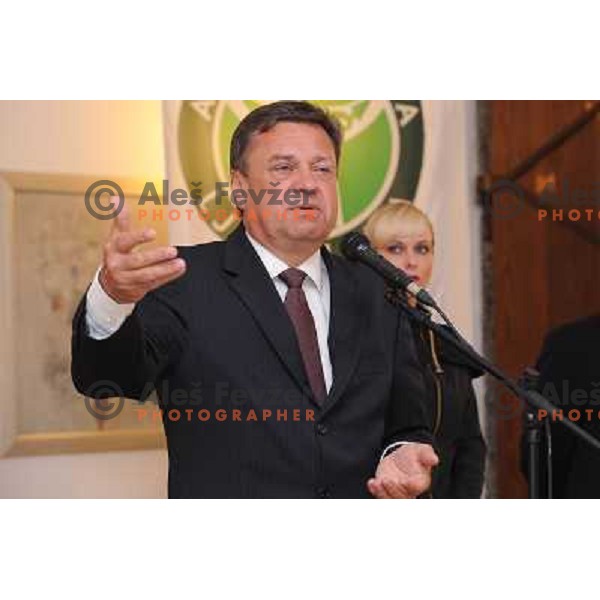 Zoran Jankovic at the presentations of the awards of the Academic sports society Olimpija, City hall Ljubljana, 10.05.2010 
