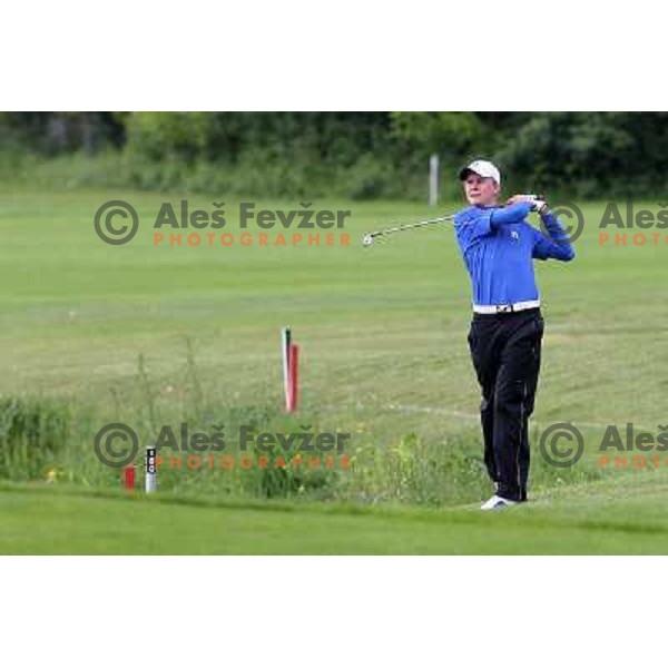 Tim Gornik in action during Slovenian golf Open on Alps Tour at Ptuj Golf course, Slovenia 14.5.2010 
