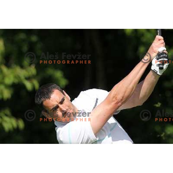 Miha Studen (SLO) in action during Slovenian golf Open on Alps Tour at Ptuj Golf course, Slovenia 14.5.2010 