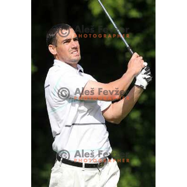 Miha Studen (SLO) in action during Slovenian golf Open on Alps Tour at Ptuj Golf course, Slovenia 14.5.2010 