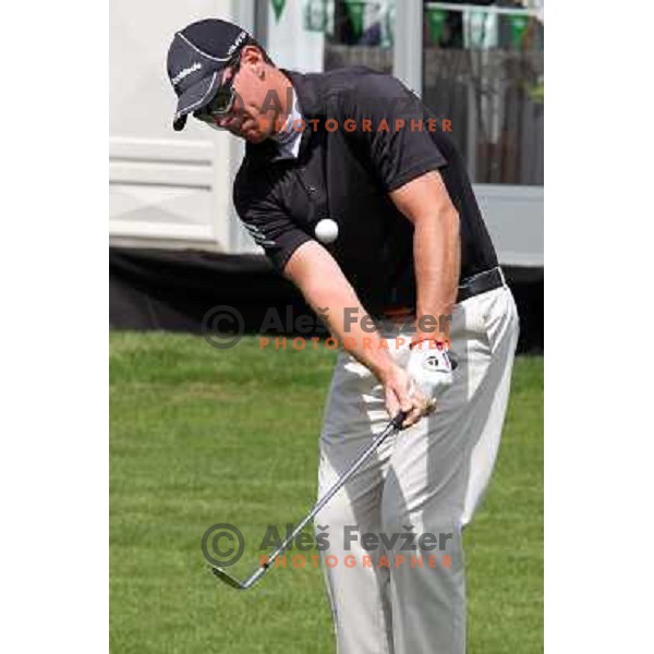 Matjaz Gojcic (SLO) in action during Slovenian golf Open on Alps Tour at Ptuj Golf course, Slovenia 14.5.2010 