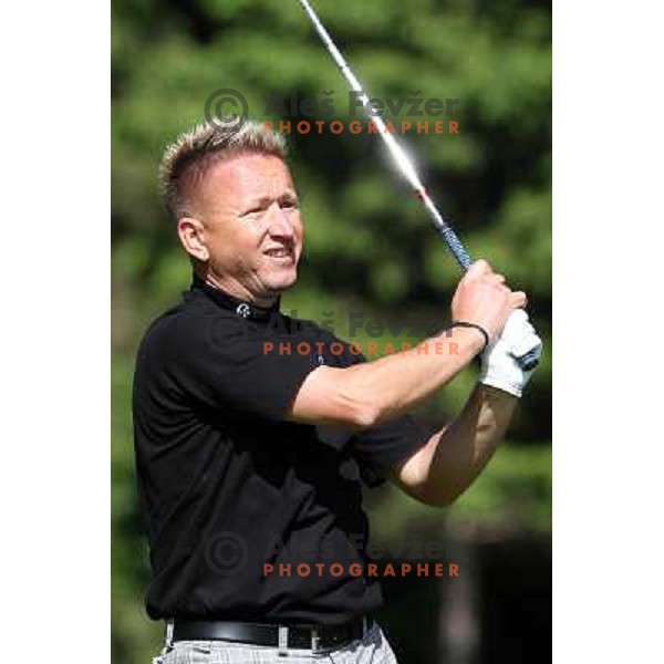 Danijel Kraljic in action during Slovenian golf Open on Alps Tour at Ptuj Golf course, Slovenia 14.5.2010 