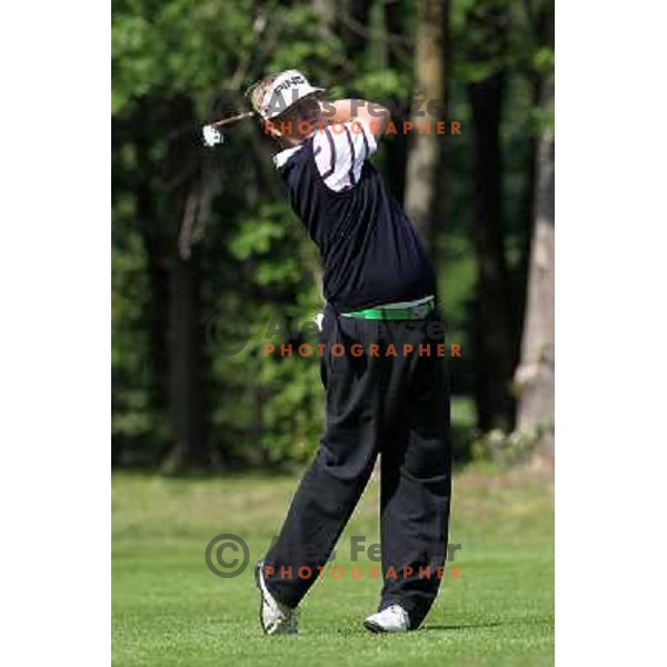 Fredrik Swanberg in action during Slovenian golf Open on Alps Tour at Ptuj Golf course, Slovenia 14.5.2010 