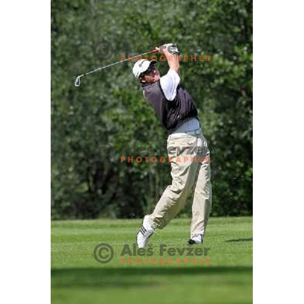 Gregor Slabe (SLO) in action during Slovenian golf Open on Alps Tour at Ptuj Golf course, Slovenia 14.5.2010 