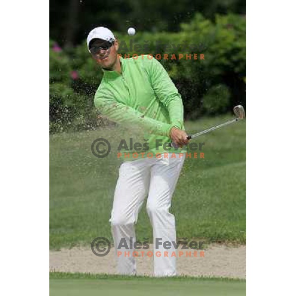 Jorge Garcia Fernandez (ESP) in action during Slovenian golf Open on Alps Tour at Ptuj Golf course, Slovenia 14.5.2010 