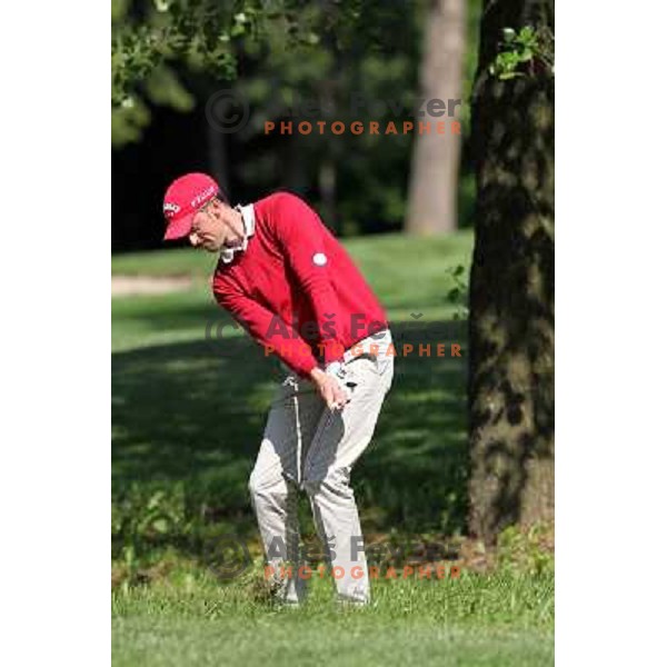 Andrej Kraljic in action during Slovenian golf Open on Alps Tour at Ptuj Golf course, Slovenia 14.5.2010 