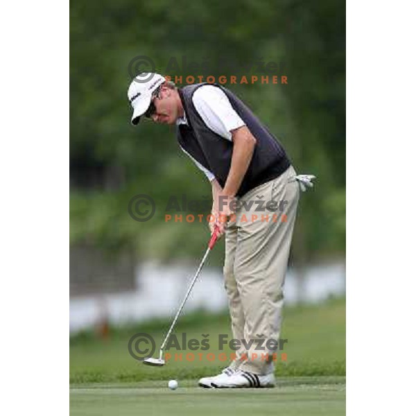Gregor Slabe (SLO) in action during Slovenian golf Open on Alps Tour at Ptuj Golf course, Slovenia 14.5.2010 