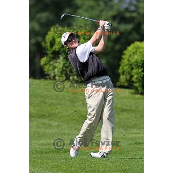 Gregor Slabe (SLO) in action during Slovenian golf Open on Alps Tour at Ptuj Golf course, Slovenia 14.5.2010 