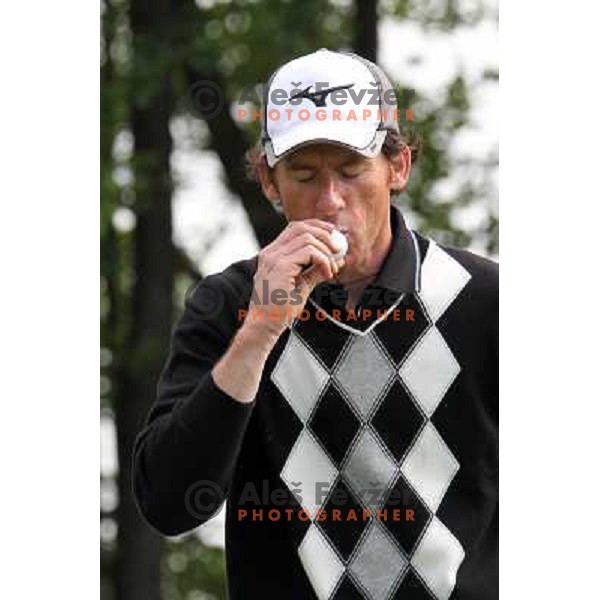 Janez Grilc (SLO) in action during Slovenian golf Open on Alps Tour at Ptuj Golf course, Slovenia 14.5.2010 