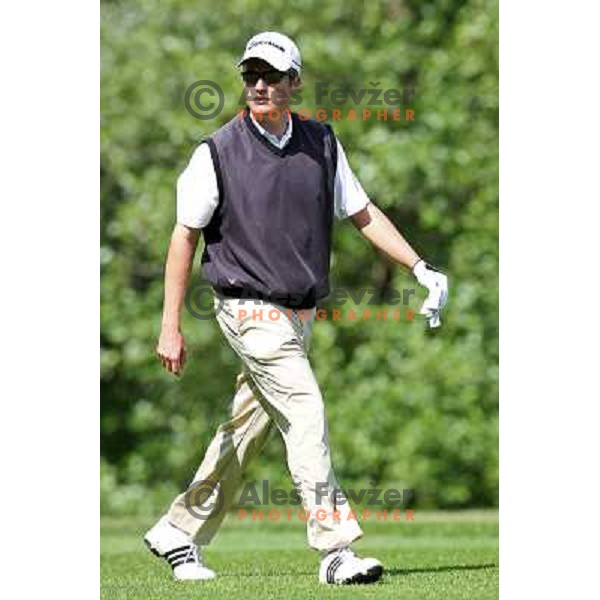 Gregor Slabe (SLO) in action during Slovenian golf Open on Alps Tour at Ptuj Golf course, Slovenia 14.5.2010 