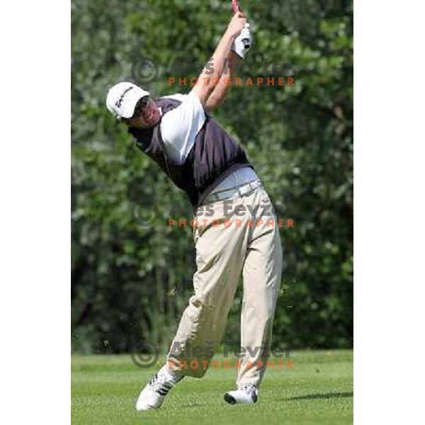 Gregor Slabe (SLO) in action during Slovenian golf Open on Alps Tour at Ptuj Golf course, Slovenia 14.5.2010 