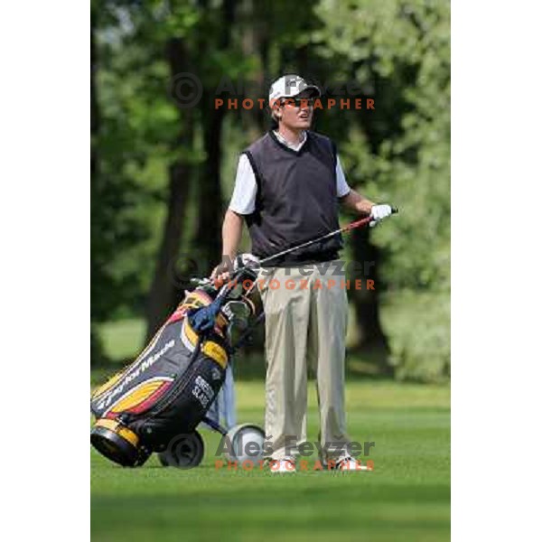Gregor Slabe (SLO) in action during Slovenian golf Open on Alps Tour at Ptuj Golf course, Slovenia 14.5.2010 