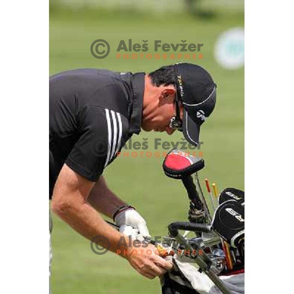 Matjaz Gojcic (SLO) in action during Slovenian golf Open on Alps Tour at Ptuj Golf course, Slovenia 14.5.2010 